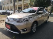 Bán ô tô Toyota Vios 1.5G CVT sản xuất năm 2016, màu vàng số tự động, 450 triệu