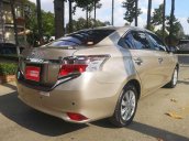 Bán ô tô Toyota Vios 1.5G CVT sản xuất năm 2016, màu vàng số tự động, 450 triệu