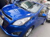 Bán Chevrolet Spark LT 1.0 AT sản xuất năm 2015, màu xanh lam chính chủ, giá 228tr