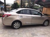 Cần bán ô tô Toyota Vios G số tự động sản xuất 2014, màu vàng cát