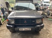 Mitsubishi Pajero xe năm 2003 màu xanh ghi