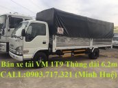 Bán xe tải Isuzu VM 1t9 thùng siêu dài 6m2 model NK490SL - Vĩnh Phát 1t9