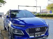 Cần bán gấp Hyundai Kona sản xuất năm 2018, màu xanh lam còn mới