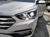 Xe Hyundai Santa Fe đời 2018, màu trắng ít sử dụng, giá tốt