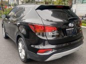 Bán ô tô Hyundai Santa Fe 2016, màu đen, chính chủ