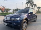 Bán xe BMW X5 sản xuất năm 2004, màu xanh lam, xe nhập 