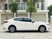 Bán nhanh Mazda 3 1.5 đời 2017 màu trắng, xe 1 chủ từ đầu biển thành phố, chạy zin 50000 km, xe đẹp không 1 lỗi nhỏ