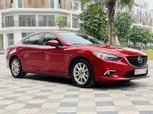 Bán nhanh siêu phẩm Mazda 6 2015 màu đỏ mận, xe siêu đẹp 1 chủ từ đầu, chạy zin 40000 km, sơ cua chưa hạ, biển Hà Nội