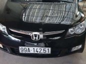 Cần bán lại xe Honda Civic đời 2008, màu đen, nhập khẩu 