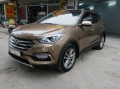 Bán Hyundai Santa Fe năm 2017, màu nâu mới chạy 48000 km giá cạnh tranh