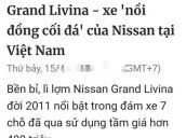 Bán Nissan Grand livina năm 2012, xe nhập, giá thấp