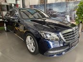 Mercedes S450L 2019 cũ, màu xanh, nội thất kem, xe chính hãng, giá cực rẻ