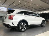 Kia Sorento 2021 - Bản cao cấp, máy dầu, màu trắng - Khuyến mại hấp dẫn - Hỗ trợ trả góp - Xe có sẵn đủ màu giao ngay