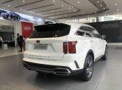 Kia Sorento 2021 - Bản cao cấp, máy dầu, màu trắng - Khuyến mại hấp dẫn - Hỗ trợ trả góp - Xe có sẵn đủ màu giao ngay