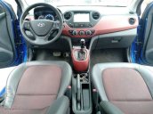 Cần bán gấp Hyundai Grand i10 1.2 đời 2017, màu xanh, xe gia đình