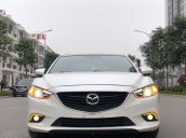 Cần bán gấp Mazda 6 2.0 đời 2015, màu trắng chính chủ