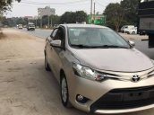 Bán Toyota Vios E sản xuất năm 2017, màu vàng cát., số sàn, giá 388 triệu