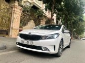 Bán xe Kia Cerato 1.6AT sản xuất năm 2017, màu trắng chính chủ, biển Hà Nội, giá hợp lý