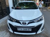 Mới về Toyota Vios sản xuất 2019 1.5G trắng ngọc trinh. Biển thành phố số đẹp