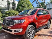 Ford Everest Titanium đỏ 1 cầu - Vin 2021 - khuyến mãi khủng