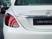 Mercedes Benz C200 Exclusive ưu đãi khủng 50% thuế trước bạ, KM tiền mặt kèm quà tặng lên tới 100tr đồng trong tháng 2