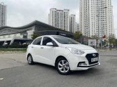 Hyundai i10 1.2MT Sedan, màu trắng, sản xuất 2019, tư nhân 1 chủ từ đầu, biển Hà Nội