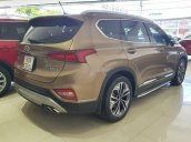 Cần bán lại xe Hyundai Santa Fe đời 2019, màu nâu còn mới