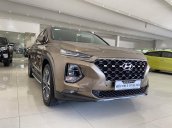 Bán xe Hyundai Santa Fe màu vàng, đi 50.000km, trả góp chỉ 381 triệu