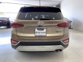 Bán xe Hyundai Santa Fe màu vàng, đi 50.000km, trả góp chỉ 381 triệu