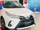 Bán gấp Toyota Vios 2021 số sàn, trả trước 140tr, xả kho giá tốt, tặng 1 năm bảo hiểm, giao ngay