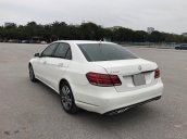 Mercedes E250 sx 2014 màu trắng, nội thất nâu sang trọng, bảo dưỡng định kỳ thường xuyên