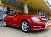 Cần bán xe Mercedes C class năm 2012, màu đỏ còn mới, 638 triệu