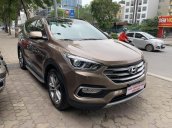 Hyundai Santafe 2.4AT bản xăng đặc biệt, màu nâu sản xuất năm 2016