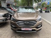 Hyundai Santafe 2.4AT bản xăng đặc biệt, màu nâu sản xuất năm 2016