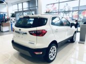 Ford Ecosport 2021 hỗ trợ vay đến 90% - màu trắng, giao ngay - giá chỉ từ 565tr tặng kèm gói quà tặng trị giá 15tr