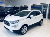 Ford Ecosport 2021 hỗ trợ vay đến 90% - màu trắng, giao ngay - giá chỉ từ 565tr tặng kèm gói quà tặng trị giá 15tr