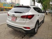 Sàn ô tô Hà Nội bán Hyundai Santafe 2.4AT, bản xăng đặc biệt màu trắng sản xuất năm 2017 hai cầu xe một chủ