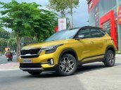 Kia Seltos 1.4 Turbo Premium, màu vàng - giao xe ngay + full phụ kiện