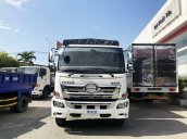 Hino 8 tấn - Thùng mui bạt nhôm full inox - Euro4 - Đời 2021