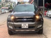 Cần bán Ford Ranger Wildtrark 3.2 năm 2016, màu đen, xe nhập