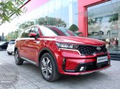 Kia Sorento 2.2D Signature 2021 máy dầu màu đỏ giao liền, đưa trước 424 triệu + tặng BHVC