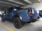 Vua bán tải Ford Ranger Raptor 2.0 AT 4x4, 2021, màu xanh lam, nhập khẩu Thái Lan, hỗ trợ lãi suất thấp nhất