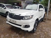 Toyota Fortuner 2.7 1 cầu 2016, màu trắng chạy băng băng