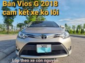 Bán gấp Toyota Vios G 2018, số tự động, màu vàng cát