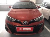 Bán Toyota Yaris 1.5G, năm sản xuất 2019, 625tr màu cam rực rỡ, gía tốt có hỗ trợ bank