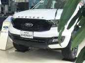 Giao ngay Ford Everest Sport 2021, trắng, giảm tiền mặt trực tiếp, tặng BHTV, gói phụ kiện