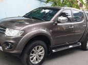 Bán Mitsubishi Triton GLS nhập khẩu 2 cầu máy dầu 2.5, số tự động, đời T12/2014, màu nâu tuyệt đẹp mới 80%