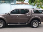 Bán Mitsubishi Triton GLS nhập khẩu 2 cầu máy dầu 2.5, số tự động, đời T12/2014, màu nâu tuyệt đẹp mới 80%