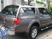 Bán Mitsubishi Triton GLS nhập khẩu 2 cầu máy dầu 2.5, số tự động, đời T12/2014, màu nâu tuyệt đẹp mới 80%