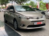 Cần bán xe Toyota Vios năm sản xuất 2015, màu vàng giá cạnh tranh 370tr